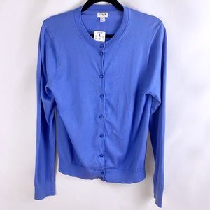 J.Crew Cotton Caryn Sweater in Periwinkle
